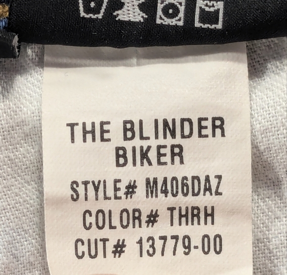 Hudson's the Blinder V2 Biker Jeans Light Blue Denim with Button Fly Size 33 - Picture 12 of 14